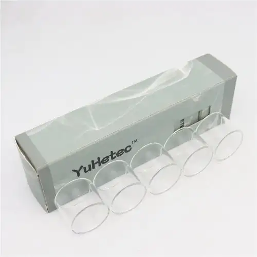 

Vape accessories Original 5PCS YUHETEC Glass Tank for smok TFV8 big baby /TFV8 big baby RBA 5pcs/lot GLASS TUBE