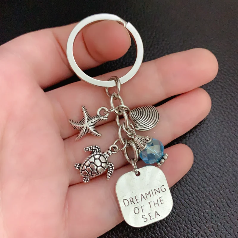 1 шт. брелок для ключей Морская звезда|Брелоки| |