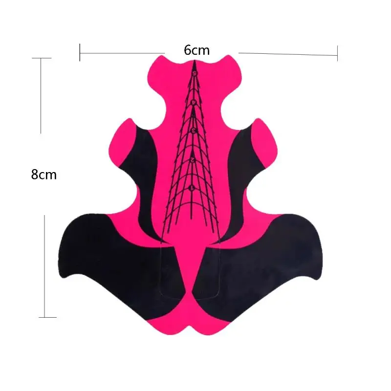 100 шт./компл. бумажный держатель для ногтей Vomen French ногтевой фототерапии