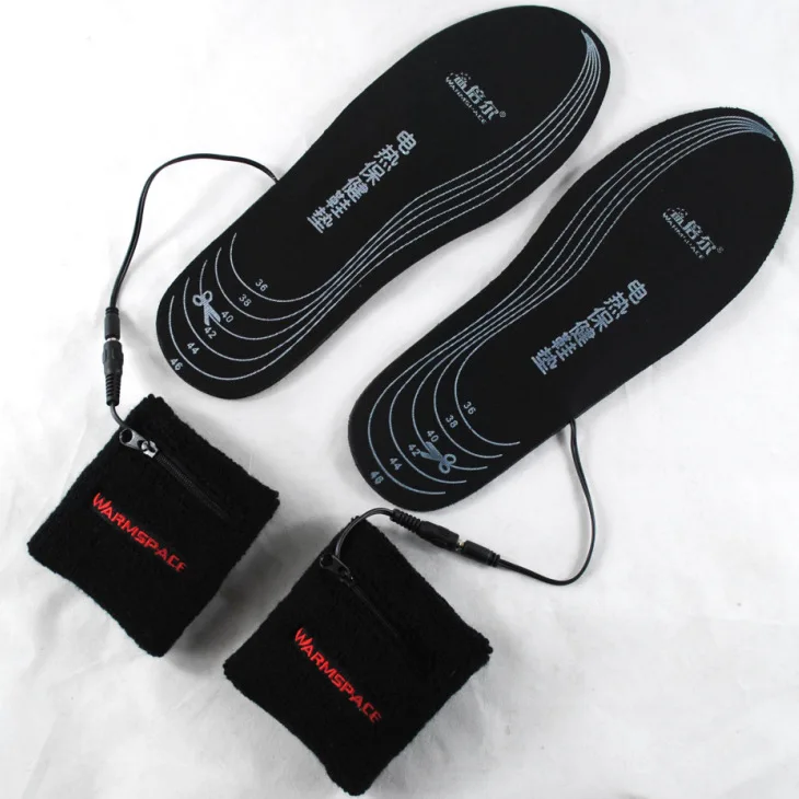 

Heated Insoles Adjustable Size Foot Health Soles Warmer Cushion Thermal Foot Warmer Electric Foot Heated Battery Powered