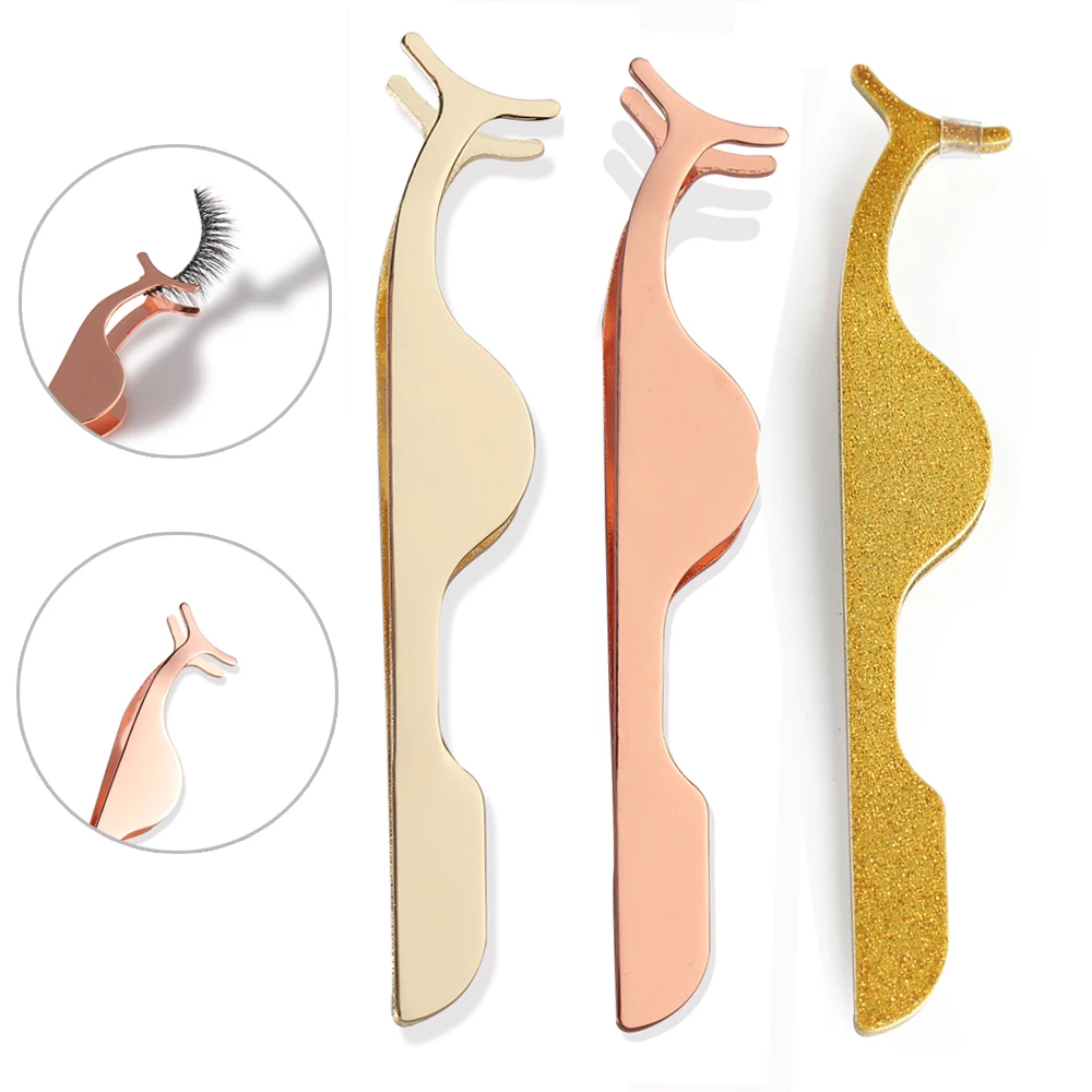 1 шт. Накладные ресницы Поддельные Пинцет аппликатор клип Макияж завивка ресниц