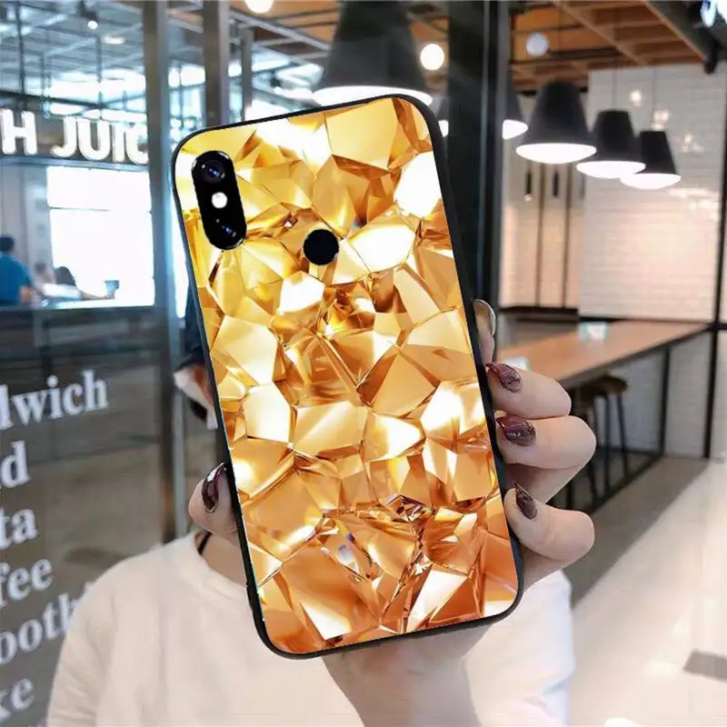 

diamond Bling geometric rhombus Phone Case For Xiaomi Redmi 7 8 9t 9se k20 mi8 max3 lite 9 note 9s 10 pro