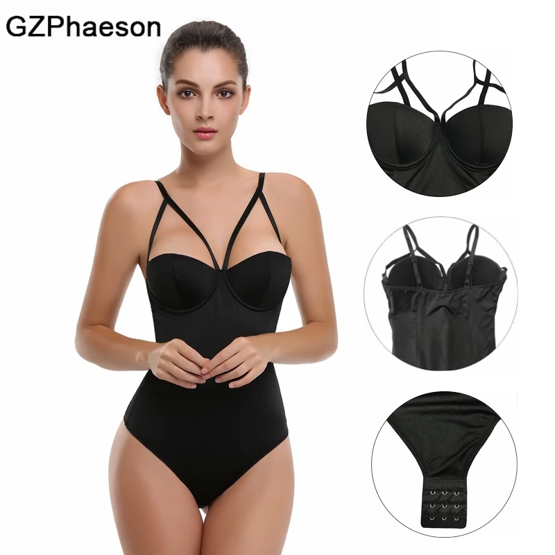 Thong Shapewear Women Full Body Shaper Invisible Waist Trainer Shaping Underwear Ligerie Ladies Slimming Bodysuit Adjustable 3XL