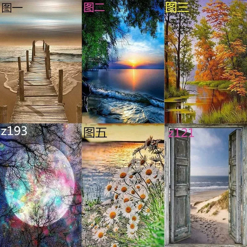 

Новые наборы для алмазной вышивки, вышивка крестиком, картина с полными пятнами, пейзаж, домашний декор, алмазная живопись, мозаика, картины ...