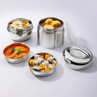 stainless steel thermal lunch box 1 5l four layer food thermos pot overflow proof container bento box with insulation bag