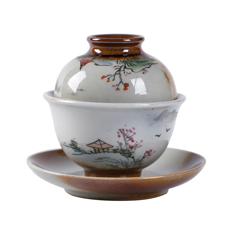 Чайная чаша 50 мл искусственная винтажная чайная чашка Цзиндэчжэнь фарфоровый