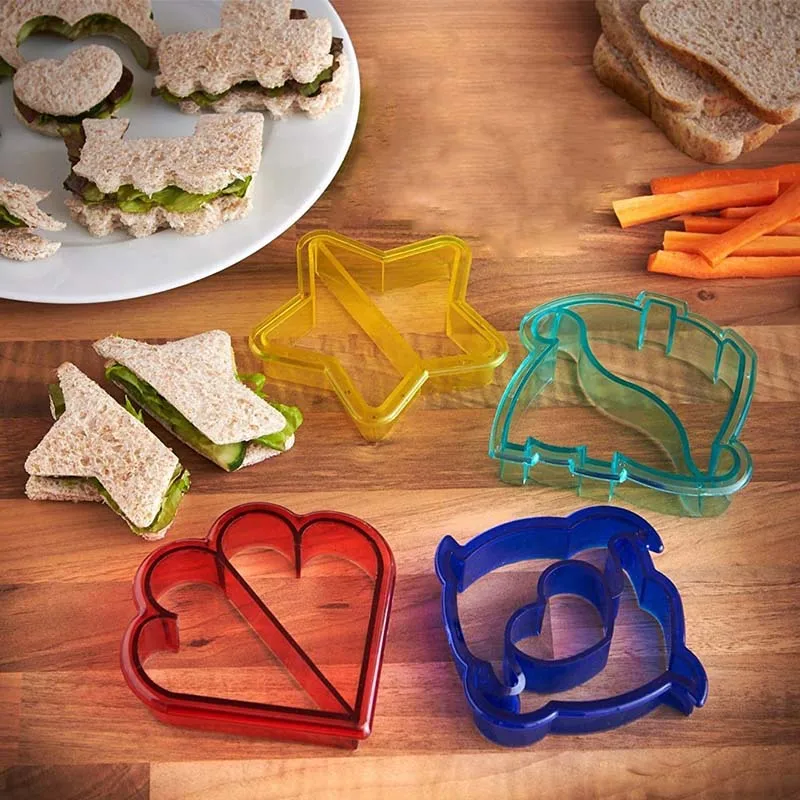 

13PCS DIY Bread Cut Graphic Sandwich Mold Toast Cut Fondant Baking Kitchen Cake Decorating Tool Baking Tools for Cakes
