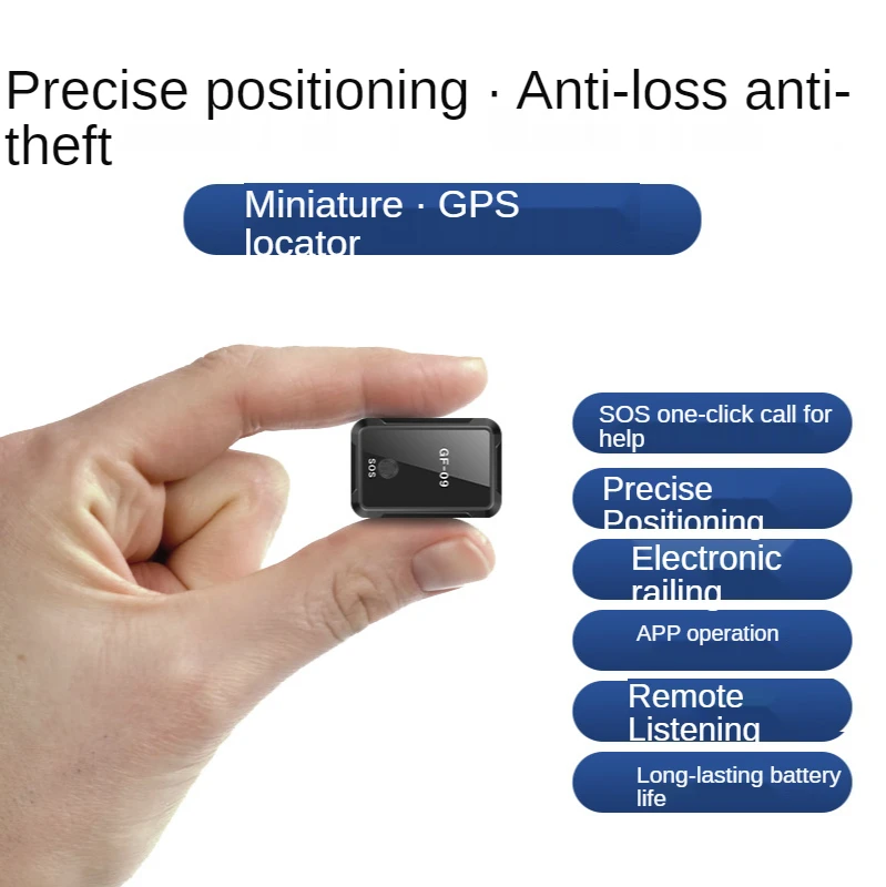 Мини GPS-локатор GF09 устройство для защиты от потери с приложением управления