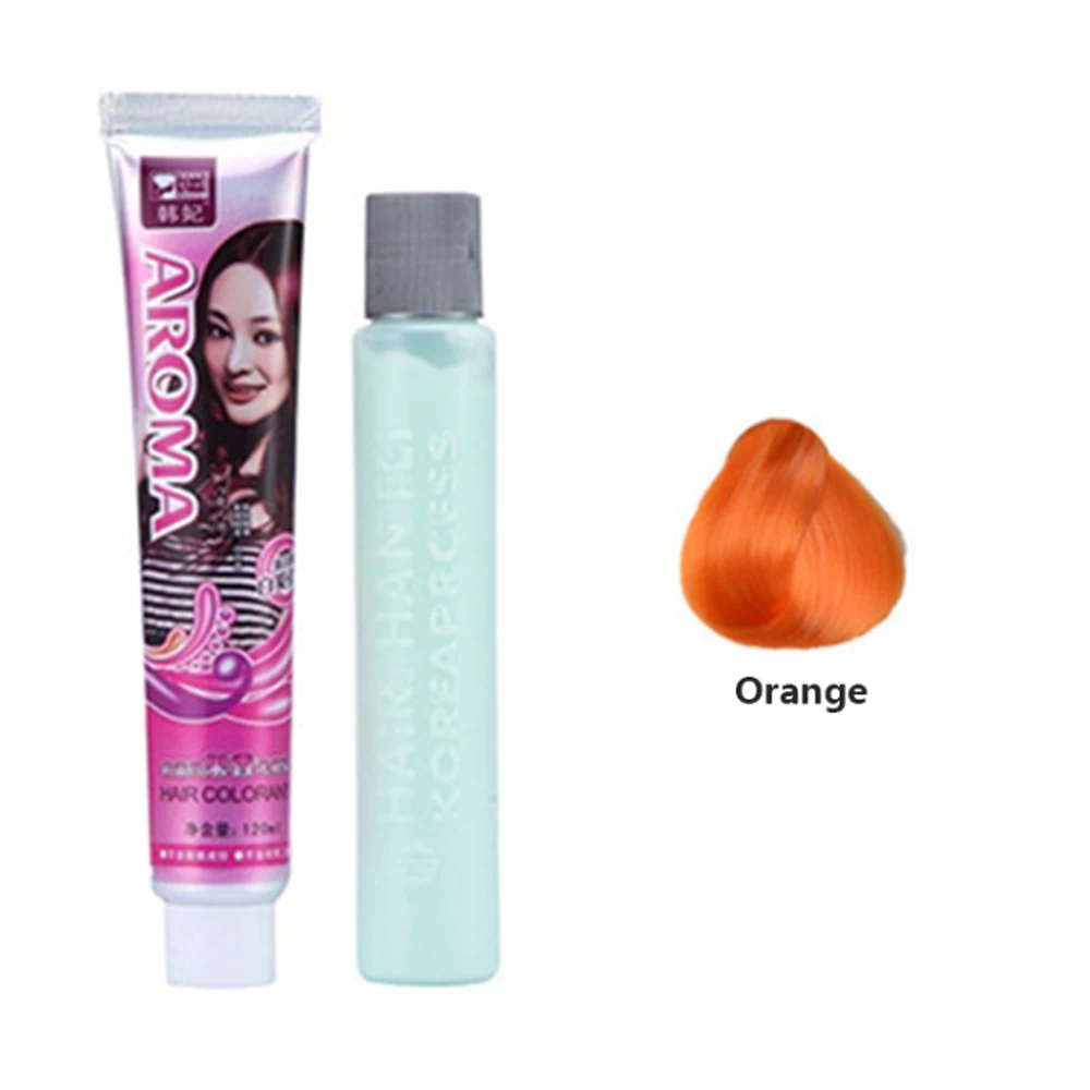 10 видов цветов полный богатый полуперманентный крем для волос Профессиональный