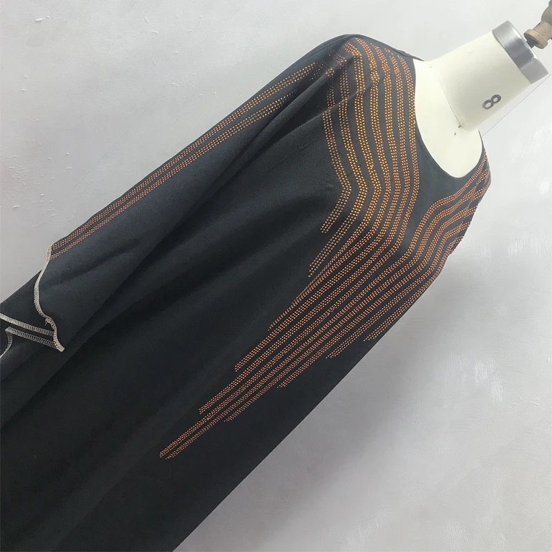 F840 Арабская абайя Дубай тюрбан 2021 с длинным рукавом abaya марокканское арабское