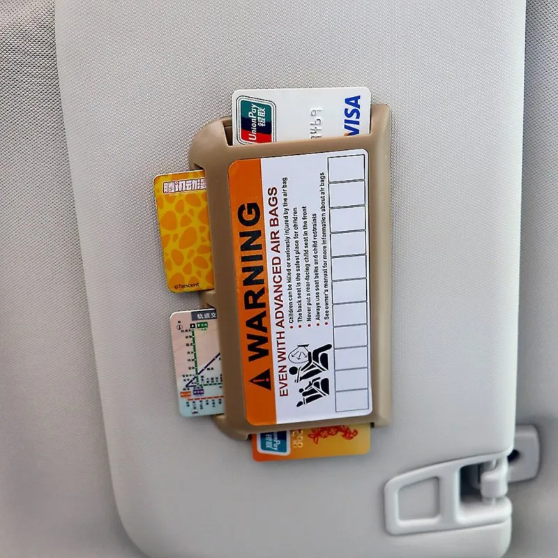 Высокий автомобильный держатель карты парковки в автомобиле слот для карт