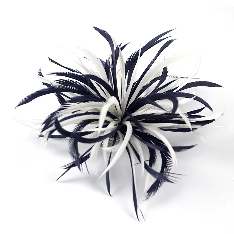 

Bridal Hair Pins Feather For Clip Headdress Accessory /Headwear with Floral 1pc Wedding / Special Occasion / Tea Party Headpiece