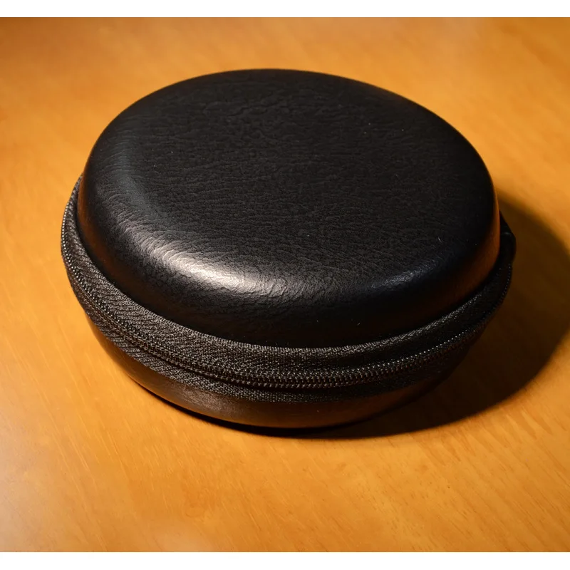 Портативный чехол для наушников круглая мини-гарнитура на молнии зарядное