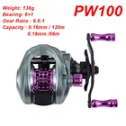 Новинка 2021, мощная катушка PW100 для заброса приманки, ульсветильник углеродная катушка для заброса приманки, легкая катушка для заброса приманки