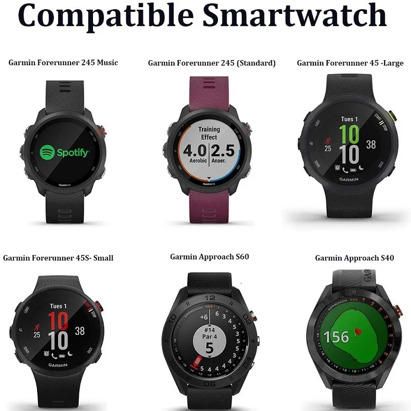 100pcs tempered glass for garmin forerunner 55 screen protector forerunner 45 245 smart wrist watch anti scracth protective film free global shipping