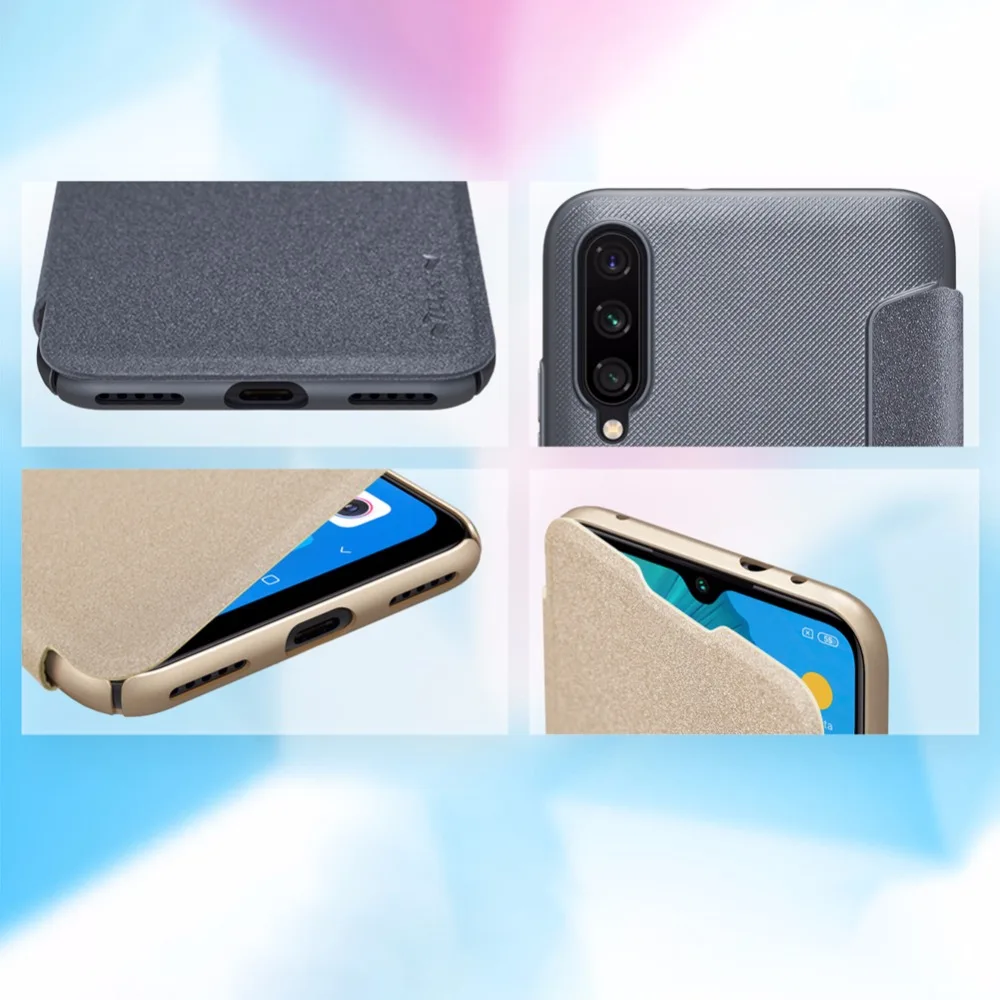 Filp чехол для Xiaomi mi A3 CC9e CC9 NILLKIN блестящий супер тонкий флип-чехол pu кожаный чехол для Xiaomi mi A3 mi CC9e