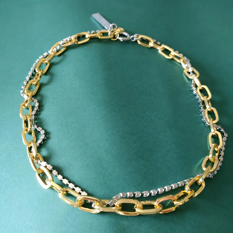 

2022 new product necklace, metal wind, trend, irregular, cool color, personality trend, ladies Necklace for women Jewelry