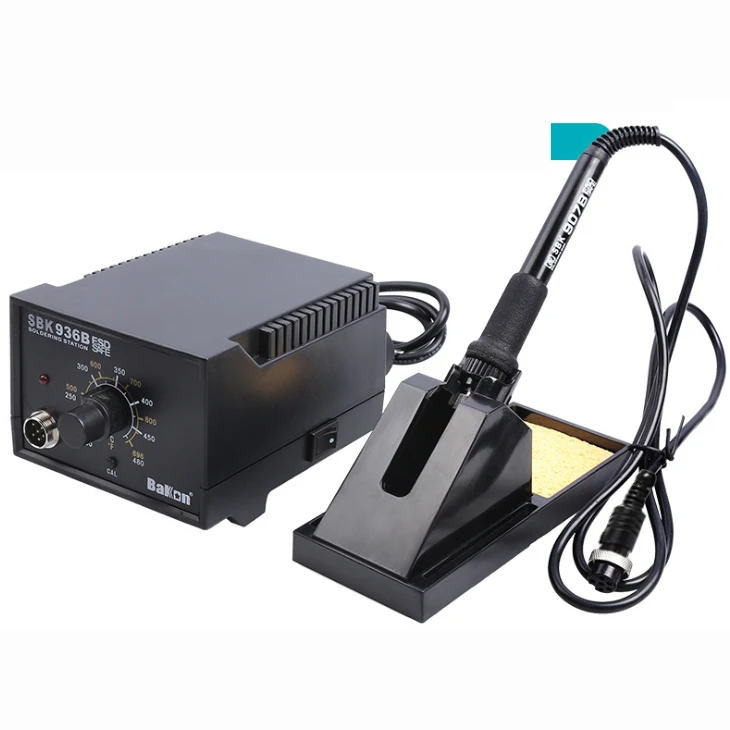 65W desktop temperature adjustable plug-in ceramic core electric soldering iron constant temperature soldering station