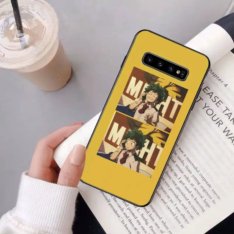 

Anime My Hero Academia Hoesjes Case Coque Fundas for Samsung Galaxy S10 E S20 Ultra S8 S9 PLUS J6 Cover Accessories