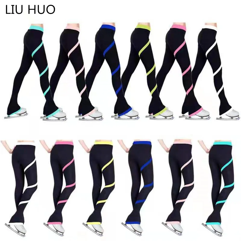 Женские эластичные штаны для фигурного катания|Бальные танцы| |