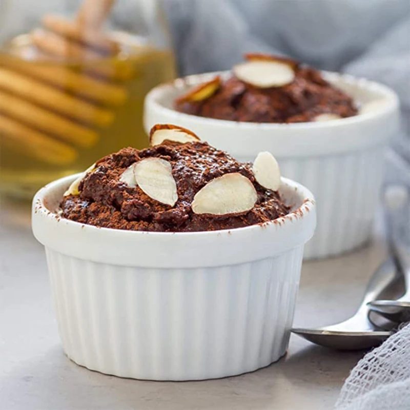 8 Oz Ramekins суфле посуда Ramekin Набор для Creme Brulee набор из 6 духовка безопасная