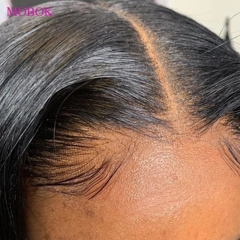 Волосы Remy прямые 6*6 дюймов натуральные швейцарские 130% густоты|Парик из
