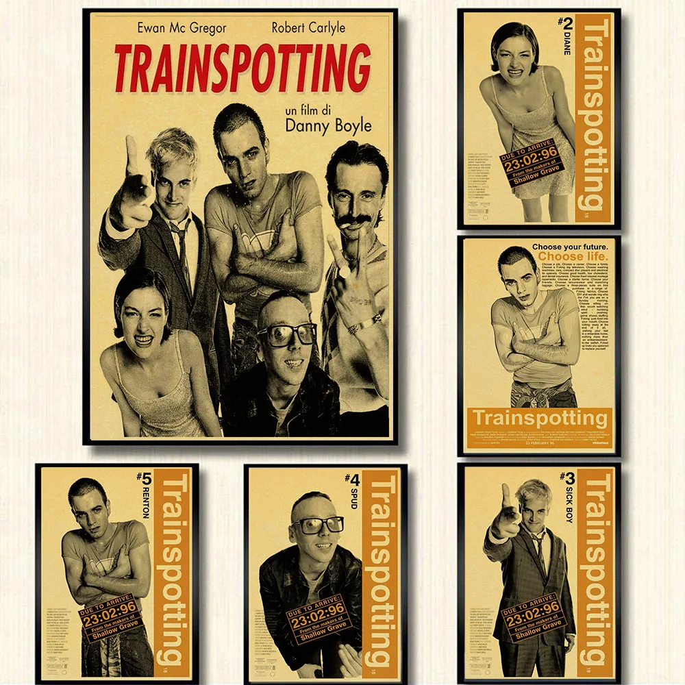 Постер на тему фильма игле Винтаж Стиль постер стену бар дом украшения искусства