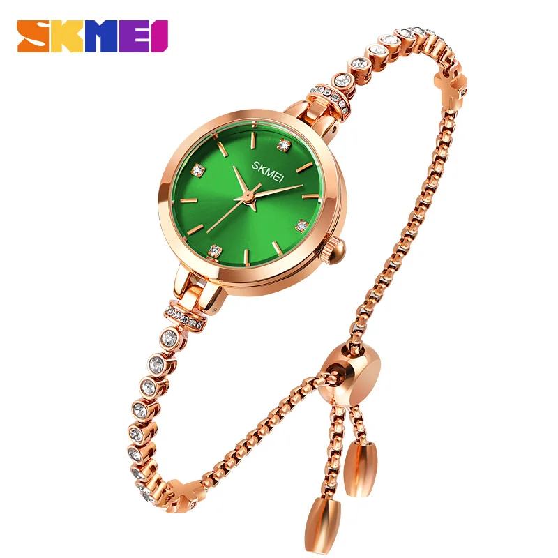 

Relogio Feminino SKMEI Ladies Watch Women Quartz Watches Top Brand Luxury Crystal Female Wristwatch Girl Clock montre femme
