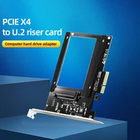 pcie riser card u 2 to pci express3 0 x4 adapter interface gen3 x99 hard drive computer components expansion intel nvme sff 8639