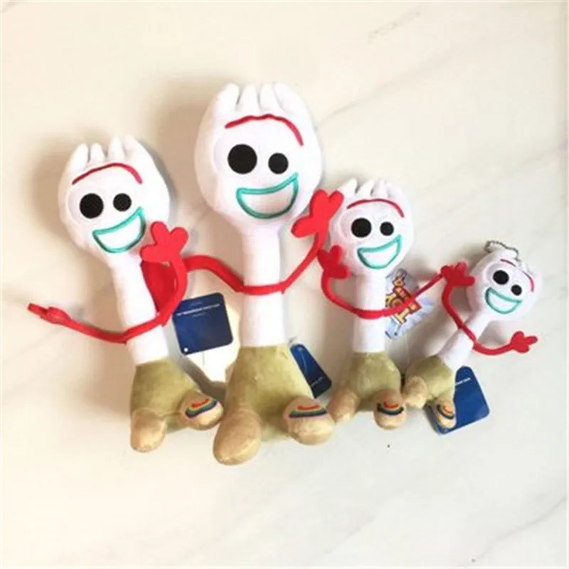 Высокое качество 15/20 см мультфильма «История игрушек», 4 Forky с рисунком Базза Лайтера одежда для улицы; древесные Мягкие плюшевые игрушки куклы с изображением мультипликационного персонажа игрушки для Детский подарок