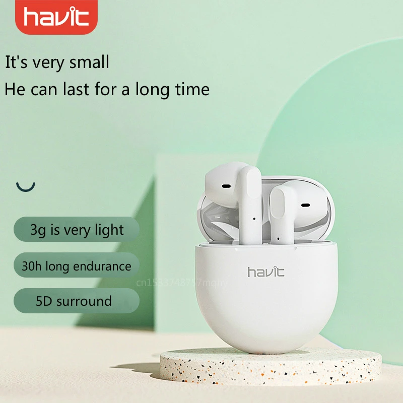 HAVIT TW916 Bluetooth наушники Настоящие Беспроводные спортивные Водонепроницаемые