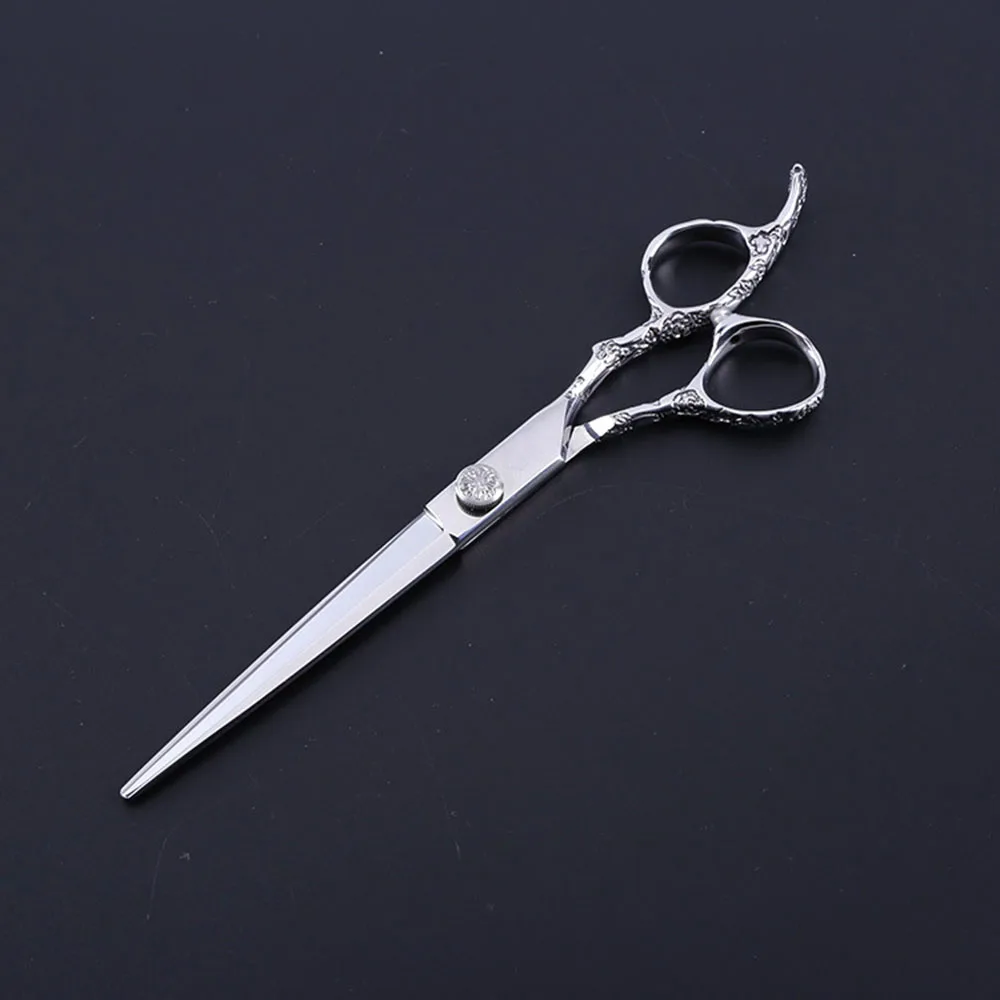 Профессиональные 440c Стальные 7 дюймовые сливовые ножницы для стрижки волос