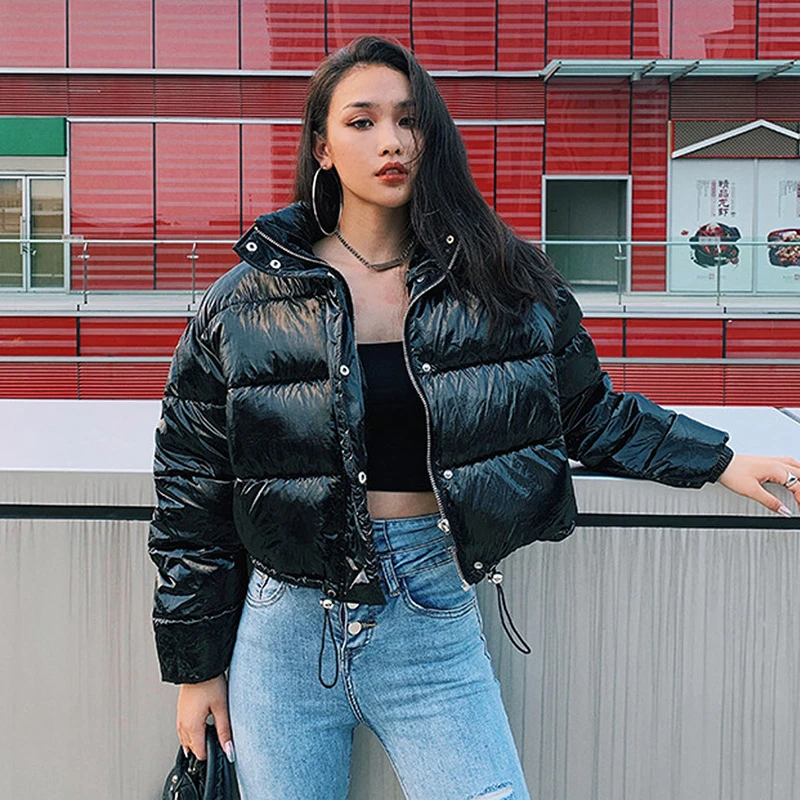 Зимнее пальто женская пуховая парка с хлопковой подкладкой Женская куртка 2020