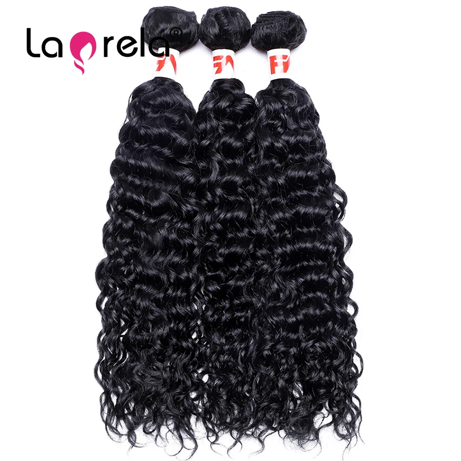 

French Curly Human Hair Bundles Unprocessed Virgin Hair Weave Brazilian Water Wave Hair Wefts Curly Hair For Black Women