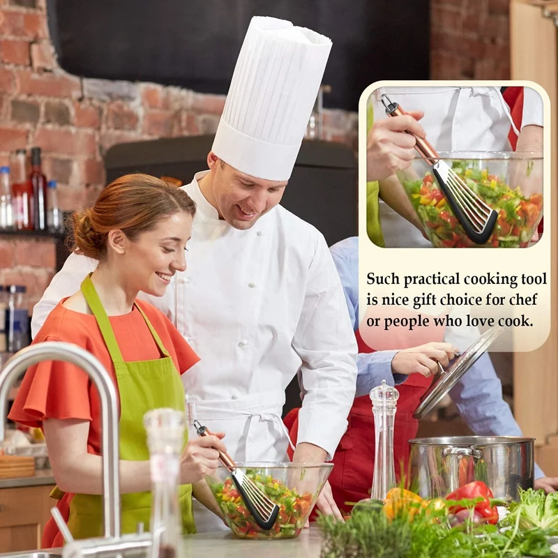 2 шт. шпатель с прорезями Гибкий из нержавеющей стали силиконовой верхней мягкой