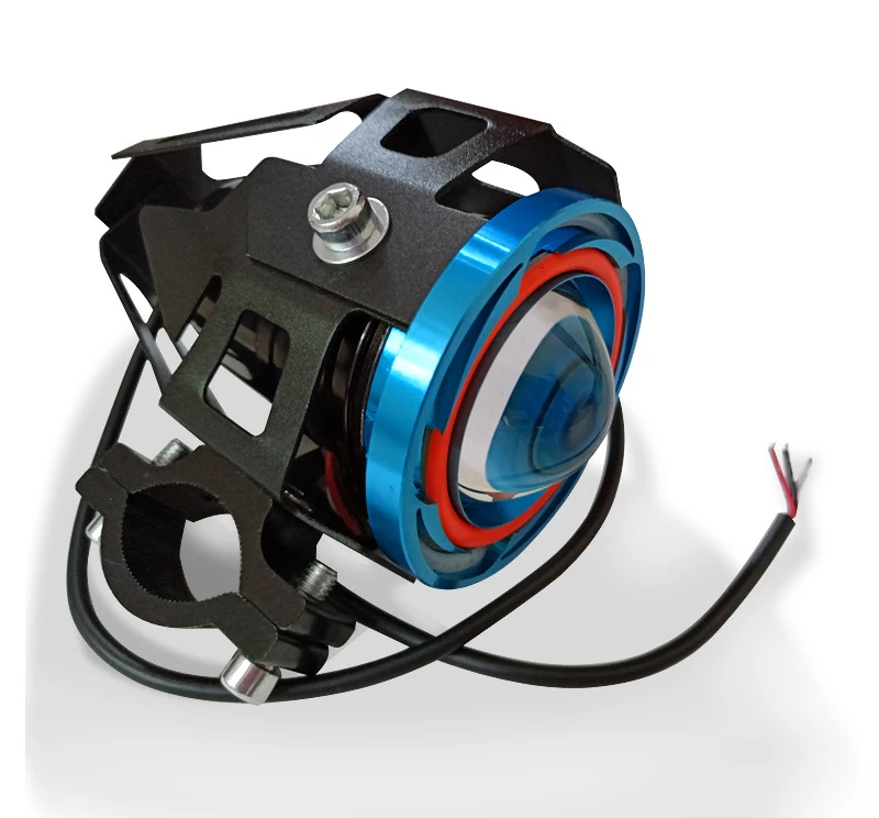 Светодиодный противотуманный светильник s для moto rcycles U11 Angel Devil Eye, светодиодный фонарь, головной светильник, мото rcycle, скутер, фары мотоцикла, лампы, мото передний светильник
