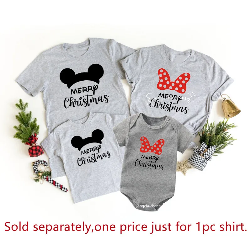 Веселая Рождественская семейная футболка с надписью &quotMerry Christmas&quot &quotпапа&quot