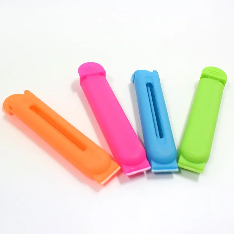 2 шт./компл. домашних животных уплотнения зажимы Портативный собака Кот Еда для