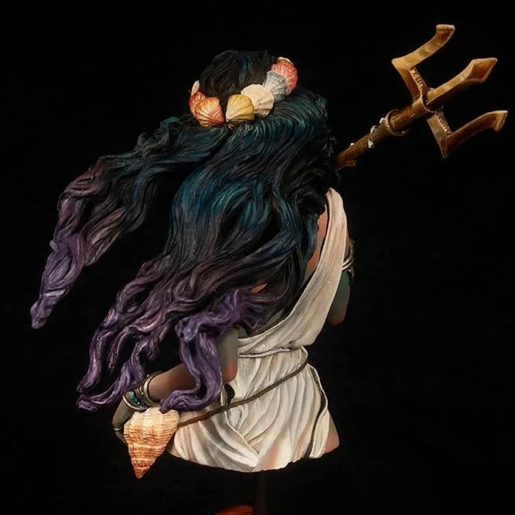 

1/12 Resin Figure Bust Model Ancient Greek Character Amphitrite White Model Hand Made X147