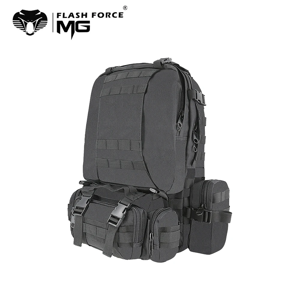 

50L Tactical Military Backpack Rucksack Water Resistant Outdoor Molle Backpack Camping Hiking Travel