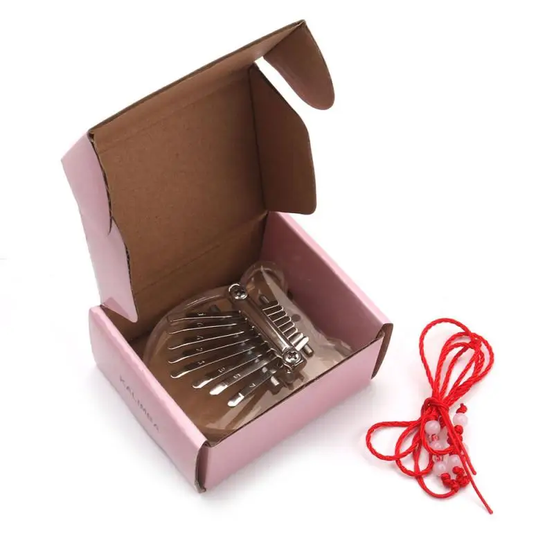 Калимба миниатюрное пианино на 8 пальцев изысканные аксессуары подвеска