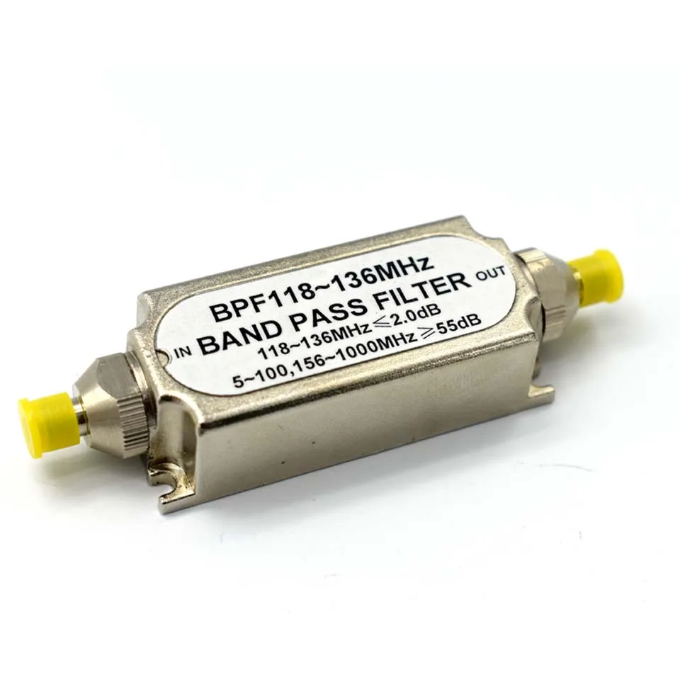 SMA Bandpass Filter BPF для авиационного диапазона 118-136 МГц 118-138 | Электроника