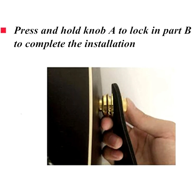 

2 Pcs Guitar Strap Lock Button Quick Release Strap Retainer System for Electric Acoustic Guitar, Bass, Ukulele