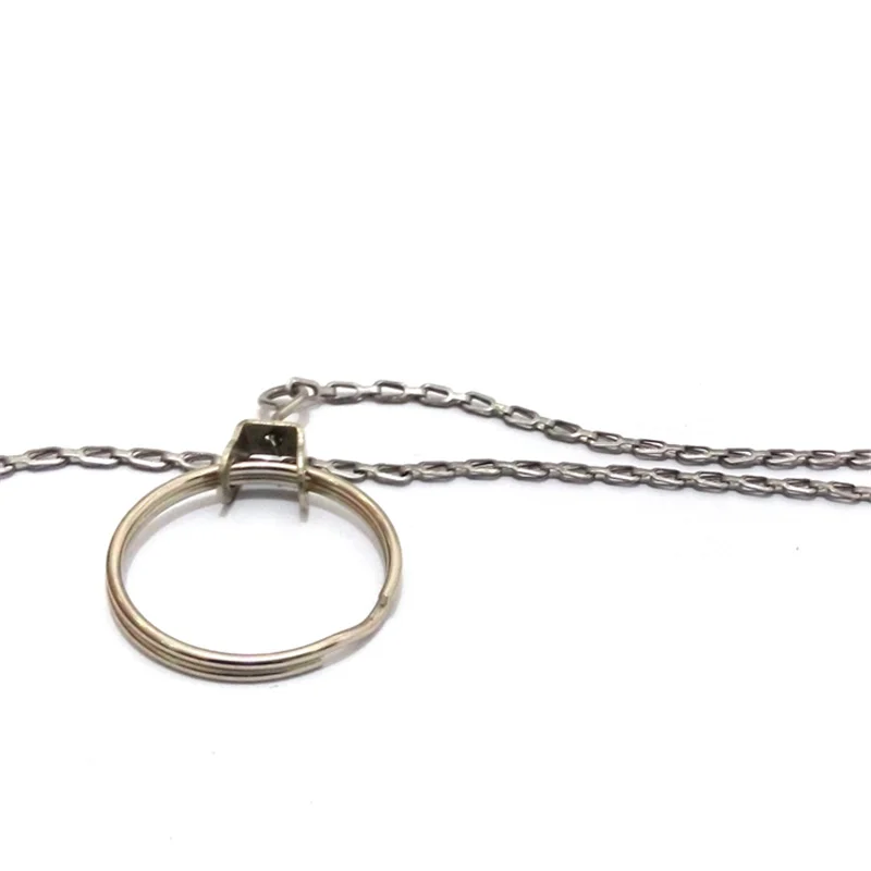 new retractable pull key ring id badge lanyard name tag card holder recoil reel belt clip metal housing metal covers 5cm free global shipping
