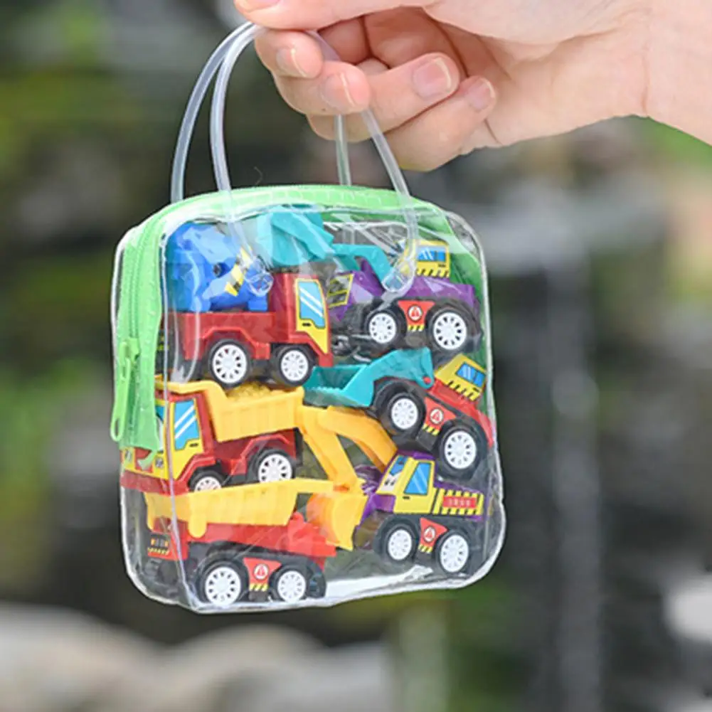 6 шт. автомобильные игрушки мобильная техника строительный автомобиль пожарная