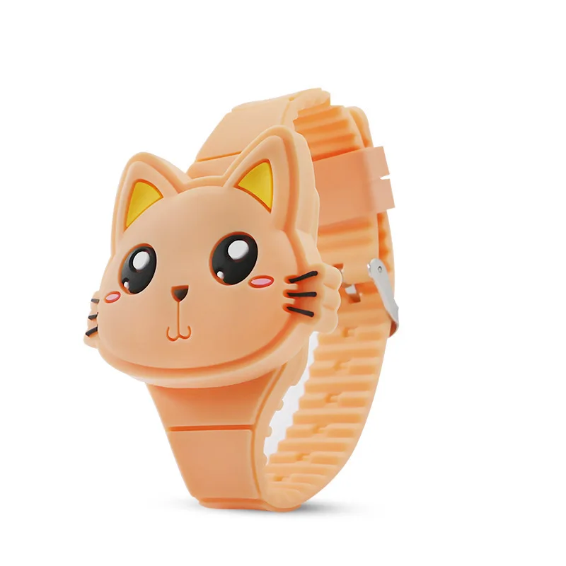 Детские часы 2019 модные детские высокого качества led дисплей милые Мультяшные для