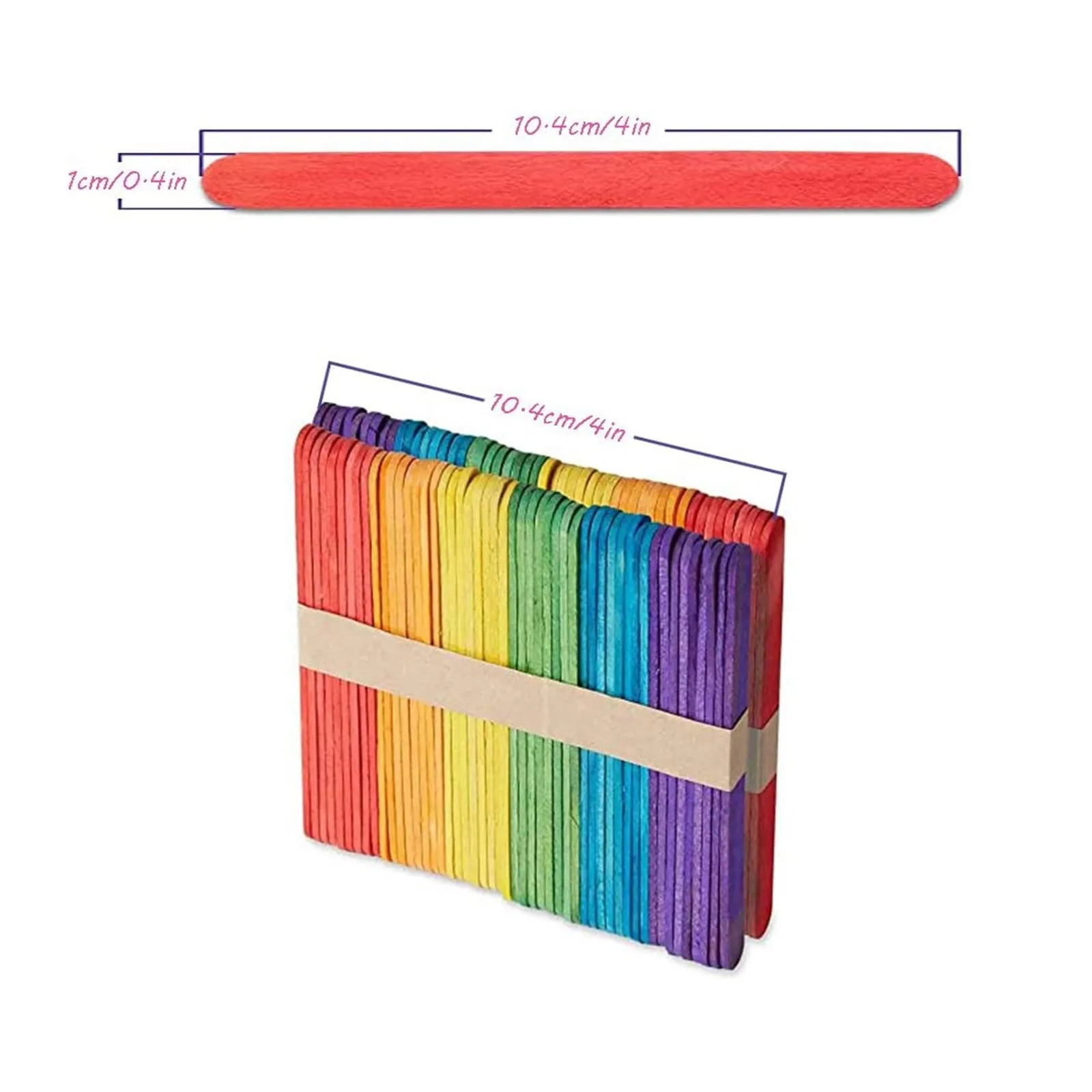 

100 DIY children's creative toy puzzles, models, arithmetic educational toys, early education supplies, rainbow color ice cream