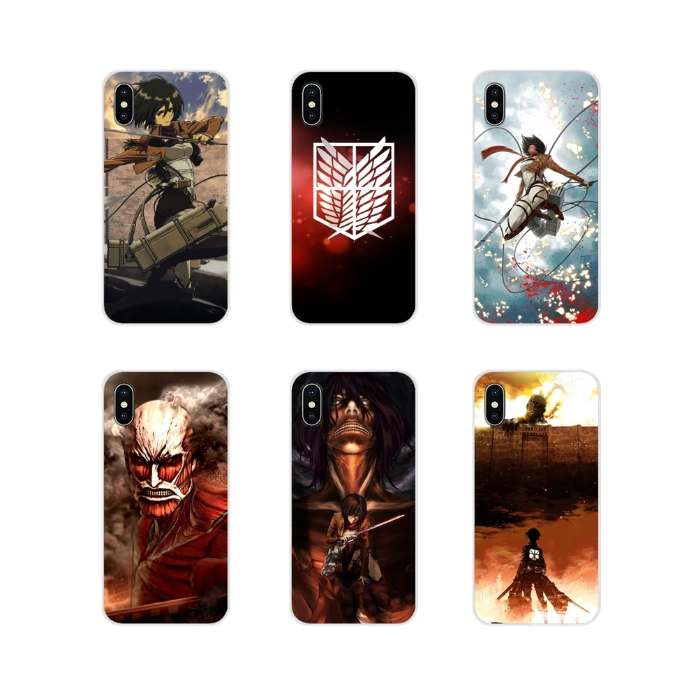 Мобильный телефон чехлы Attack on titan Shingeki no Kyojin мобильного телефона для Xiaomi Mi4 Mi5 Mi5S Mi6