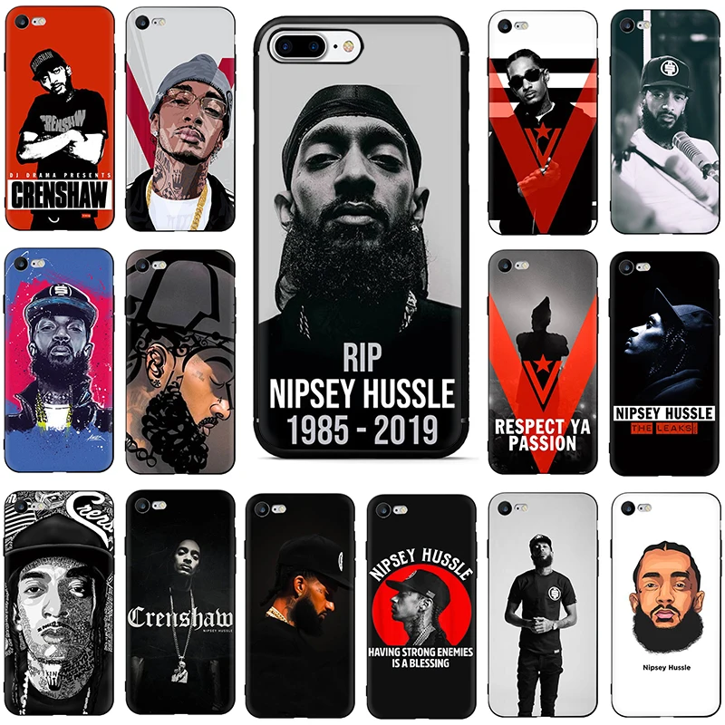 Rapper Nipsey Hussle Soft TPU Silicone Phone Cover Case For iphone 5 5s SE 6 6s 7 8 Plus X XR XS Max |