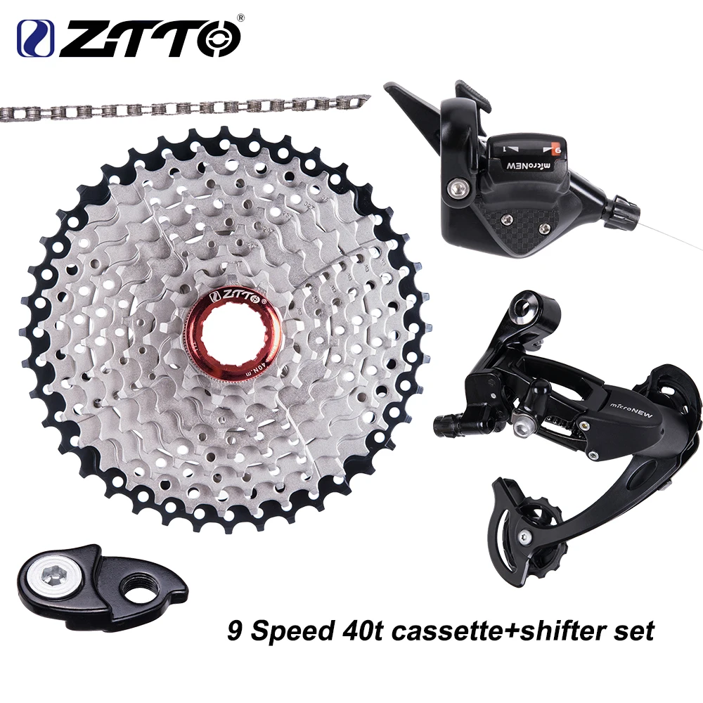 Задний переключатель передач ZTTO для велосипеда MTB система 1X9 9 скоростной групсет